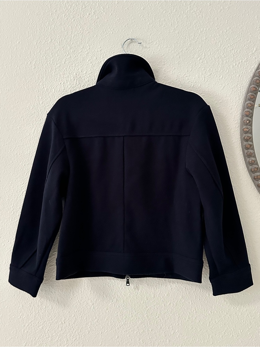 Banana Republic Dark Navy Zip-Front  Bomber Jacket - Picture 3 of 8